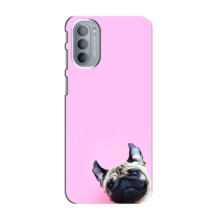 Чехлы с собаками для Motorola MOTO G31 (VPrint) (Смешная собака)