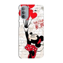 Чехол Disney Mouse Motorola MOTO G31 (PREMIUMPrint) (Heart Minni)