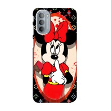 Чехол Disney Mouse Motorola MOTO G31 (PREMIUMPrint) (Минни Маус ЛВ)