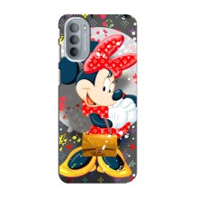 Чехол Disney Mouse Motorola MOTO G31 (PREMIUMPrint) (Minni с бантиком)