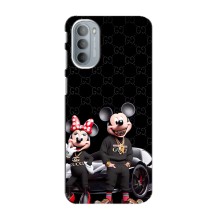 Чехол Disney Mouse Motorola MOTO G31 (PREMIUMPrint) (Семья Маусов)