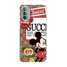 Чехол Disney Mouse Motorola MOTO G31 (PREMIUMPrint) (Стильный Микки)