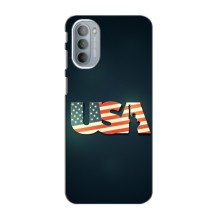 Чехол Флаг USA для Motorola Moto G31 – USA