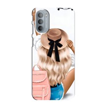 Чехол с печатью для Motorola MOTO G31 - (Мода) (AlphaPrint) (Путешествие)