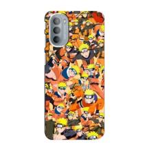 Чохли з принтом НАРУТО на Motorola MOTO G31 (Коллаж Наруто)