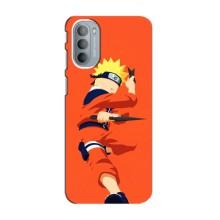 Чохли з принтом НАРУТО на Motorola MOTO G31 (Силует Наруто)