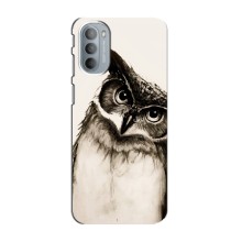 Чехол с птицами на Motorola MOTO G31 (VPrint) (Сова)