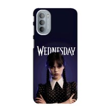 Чехлы Венсдей на Motorola MOTO G31 Уэнсдей (AlphaPrint) (Wednesday)