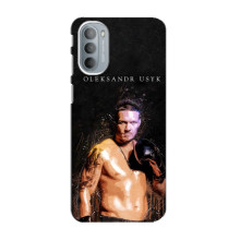 Чехол с картинкой Александр Усик для Motorola MOTO G31 – Чемпион Усик