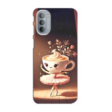 Чехол с мемом Тралалело тралала на Motorola MOTO G31 (Балерина капучина)