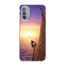 Чехол с мультфильмом Моана Motorola MOTO G31 – Моана в море