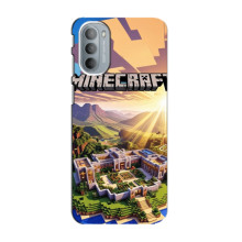 Чохол з картинками Майнкрафт для Моторола МОТО G31 – Minecraft