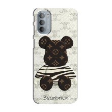 Крутые Чехлы Луи Виттон для Motorola MOTO G31 (AlphaPrint) (Медведь LV)