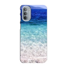 Силиконовый чехол с КАРТИНКАМИ лето для Motorola MOTO G31 (AlphaPrint) (Море)