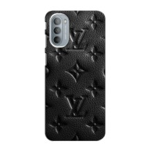 Текстурный Чехол Louis Vuitton для Моторола Мото джи 31 – Черный ЛВ
