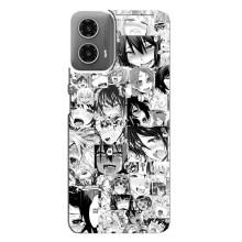 Чехлы Персонажи Аниме Наруто для Motorola MOTO G34 (AlphaPrint) – Ahegao manga