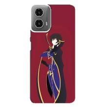 Чехлы Персонажи Аниме Наруто для Motorola MOTO G34 (AlphaPrint) – Лелуш Ламперуж