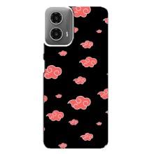 Чехлы Персонажи Аниме Наруто для Motorola MOTO G34 (AlphaPrint) – Тучки Аниме