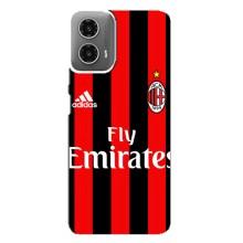 Чехлы для Motorola MOTO G34 (VPrint) - Футбольные клубы (Milan)