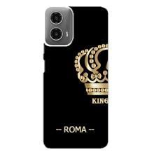 Чехлы для Motorola MOTO G34 (VPrint) - Футбольные клубы (Roma)