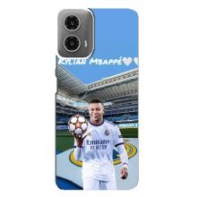 Чехол (TPU) с Футболистом на Motorola MOTO G34 – Mbappe Real