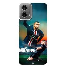 Чехол (TPU) с Футболистом на Motorola MOTO G34 – MBAPPE
