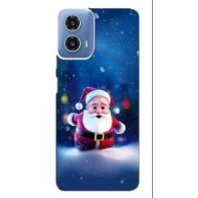 Чехлы на Новый Год Motorola MOTO G34 – Маленький Дед Мороз