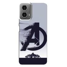 Чехлы с героями Марвел Motorola MOTO G34 (VPrint) – Команда А