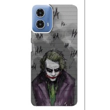 Чехлы с картинкой Джокера на Motorola MOTO G34 – Joker клоун