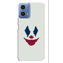 Чехлы с картинкой Джокера на Motorola MOTO G34 – Лицо Джокера