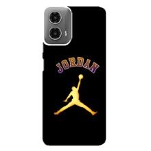 Чехлы для Motorola MOTO G34 - с картинкой JORDAN (AlphaPrint) – Jordan Gold