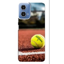 Чехлы с принтом Спортивная тематика для Motorola MOTO G34 – Теннисный корт