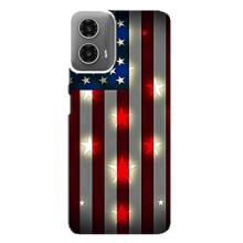 Чехол Флаг USA для Motorola MOTO G34 (Флаг США 2)