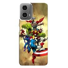 Чохол МАРВЕЛ для Моторола МОТО G34 (AlphaPrint) – Герої Марвел