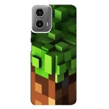 Чохол Майнкрафт на Motorola MOTO G34 (AlphaPrint) Minecraft