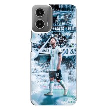 Чехол Месси футболист для Motorola MOTO G34 – Месси в Аргентине