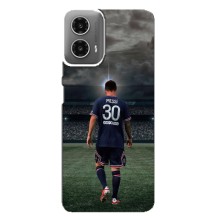 Чехол Месси футболист для Motorola MOTO G34 – Месси в ПСЖ
