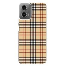 Чехол с Брендами одежды на Моторола Мото джи 34 – Burberry стиль