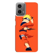 Чохли з принтом НАРУТО на Motorola MOTO G34 (Силует Наруто)