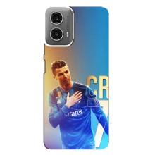 Чехол Криштиану Роналду для Motorola MOTO G34 (AlphaPrint) – CR7 Real
