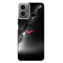 Чохол для Motorola MOTO G34 - з принтом Найк (AlphaPrint) – Найк червоний