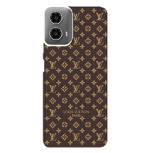 Чехол Стиль Louis Vuitton на Motorola MOTO G34 – Фон Луи Виттон