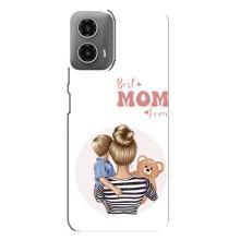 Чехлы для мамы на Motorola MOTO G34 – Мама сына