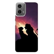 Чохол Король лев на Моторола МОТО G34 (Сімба і Налу)