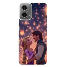Чехол Рапунцель для Motorola MOTO G34 – Принцесса и принц