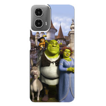 Чехол с мультфильмом Шрек на Motorola MOTO G34