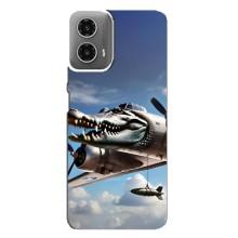 Чехол с мемом Тралалело тралала на Motorola MOTO G34 – Бомбардиро крокодило