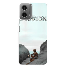 Чехол как приручить дракона на Motorola MOTO G34 – Дракон лого