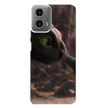 Чехол как приручить дракона на Motorola MOTO G34 – Сцена з драконом