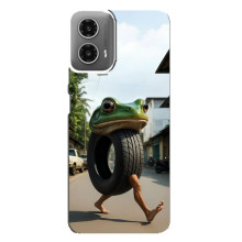 Чохол з мемами траралело тралала для Motorola MOTO G34 – Бонека амбалабу